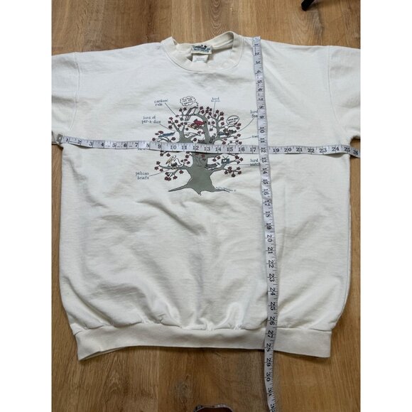 Vintage 90s Northern Reflections Grandma Cottagecore Crewneck Sweatshirt Birds N - Picture 5 of 7